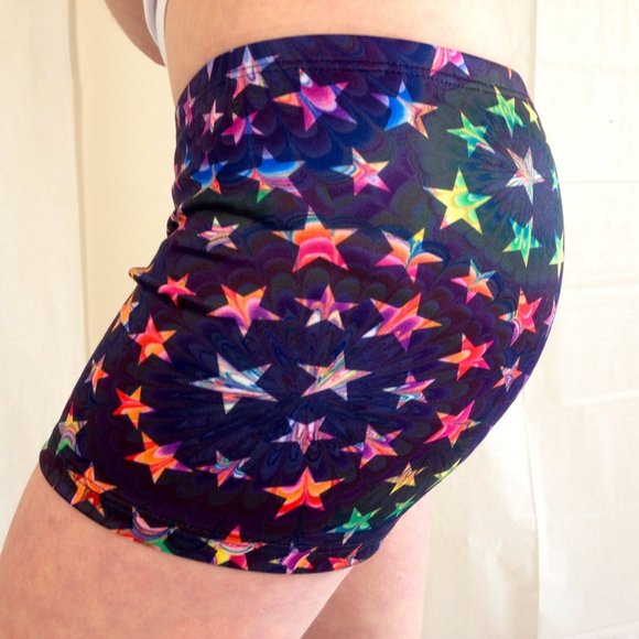 Rainbow Biker Shorts - Picture 2 of 2
